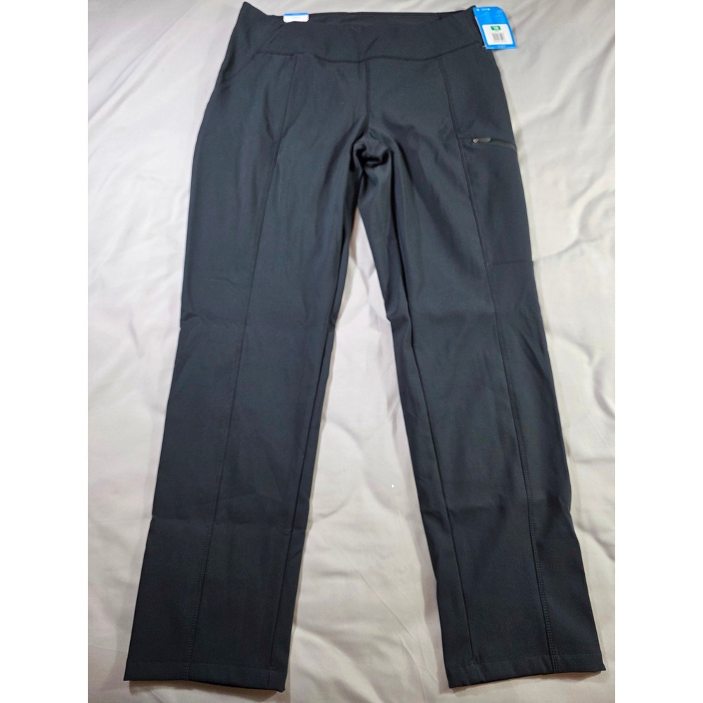 Columbia Fleece-Lined Pants Womens XL Black Omni-Shield & Shade  NEW